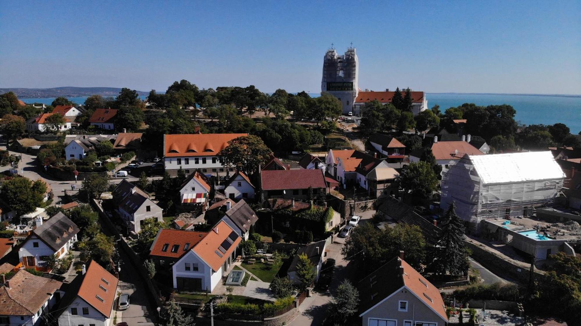 Ferienwohnung Kaska Haz Tihany Exterior foto